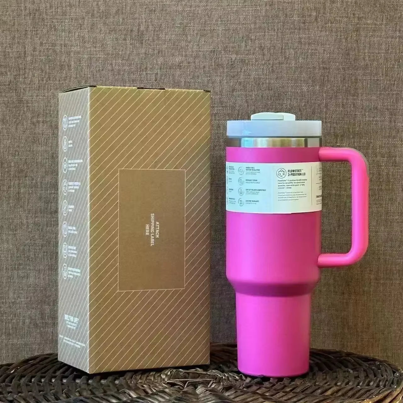 Premium Quality 40 Oz Stainless Steel Tumbler.