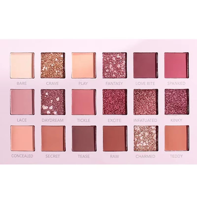 18 Colors Glitter Eyeshadow Palette
