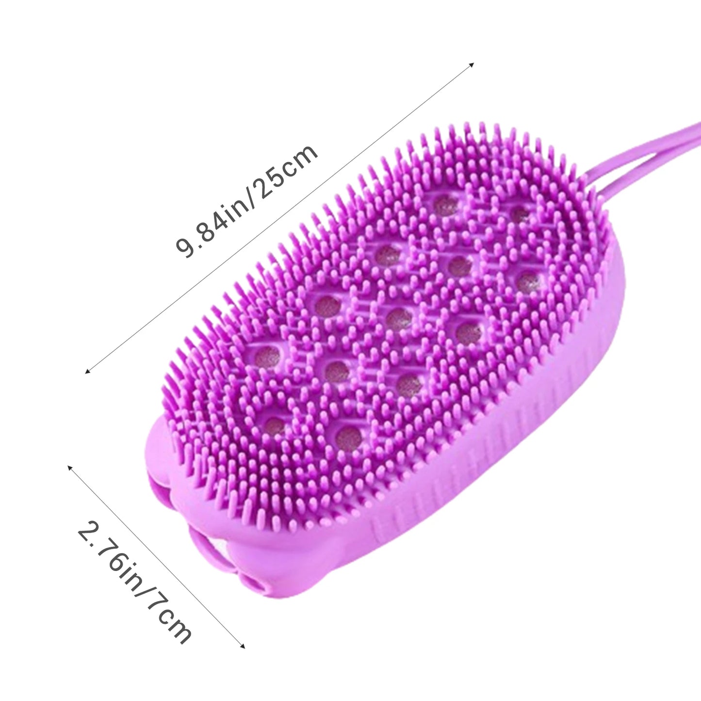 Silicone 2 in 1 Exfoliating Body Brush