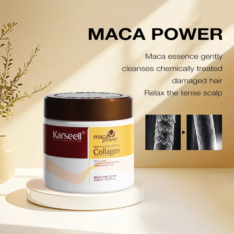 Karseell Collagen Hair Treatment Deep Repair Conditioning Argan Oil Hair Mask