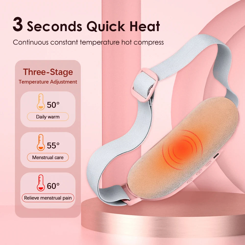 Electric Heating Pad | Menstrual Cramp Massager Belt | Electric Heating Pad | Menstrual Cramp Massager Belt | Women Period Care Hot Compress Device