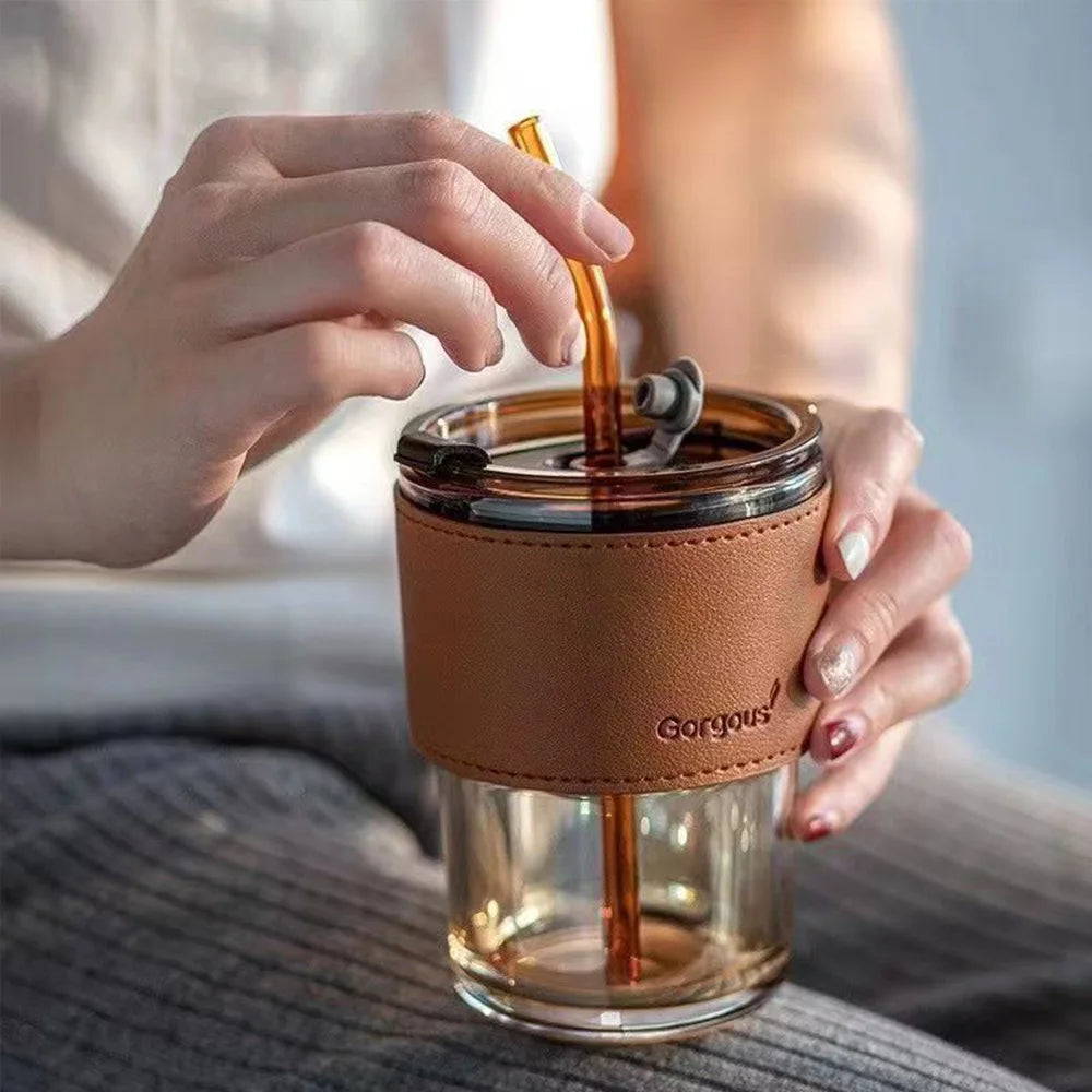 Bamboo-Joint Glass Mini Tumbler