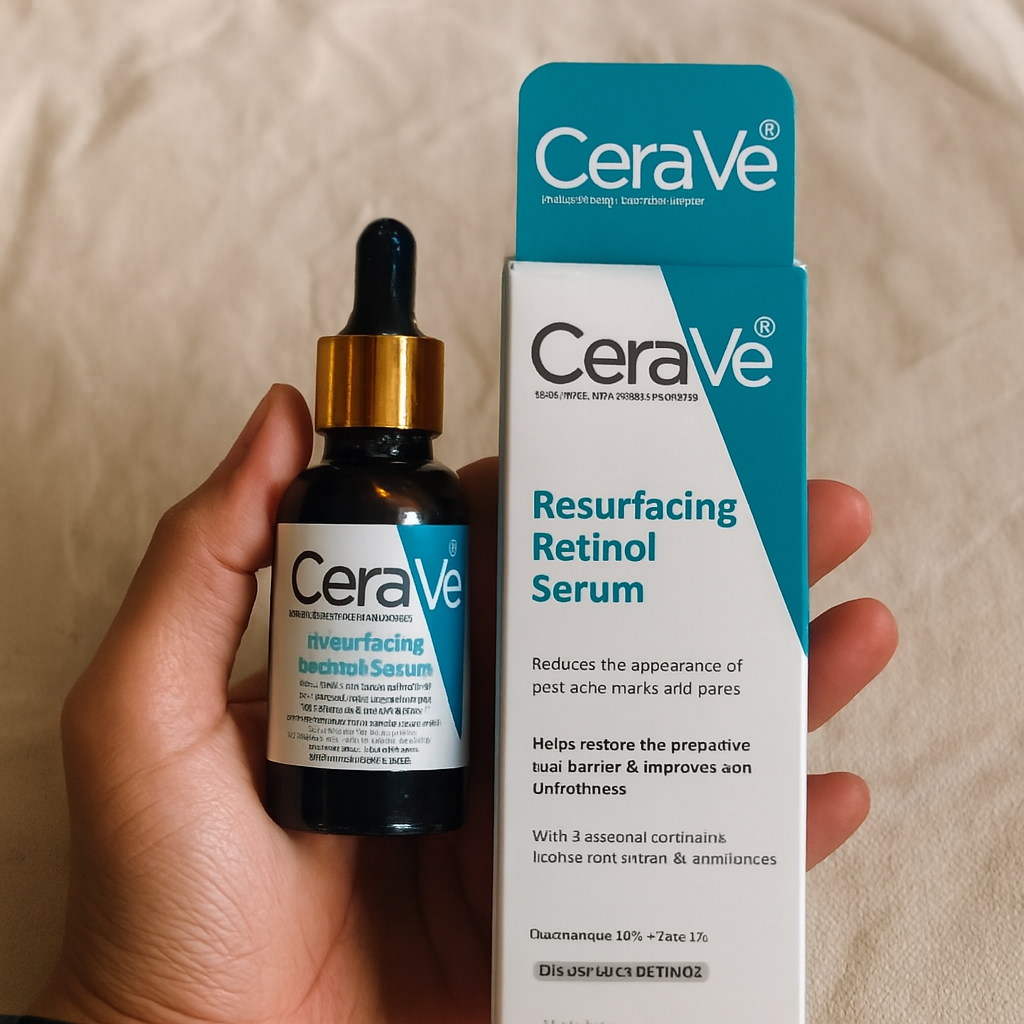 CeraVe Resurfacing Retinol Serum 30ml – Gentle Face Serum For Smoother Skin Texture, Reduces Post Acne Marks, And Restores Healthy Radiant Complexion