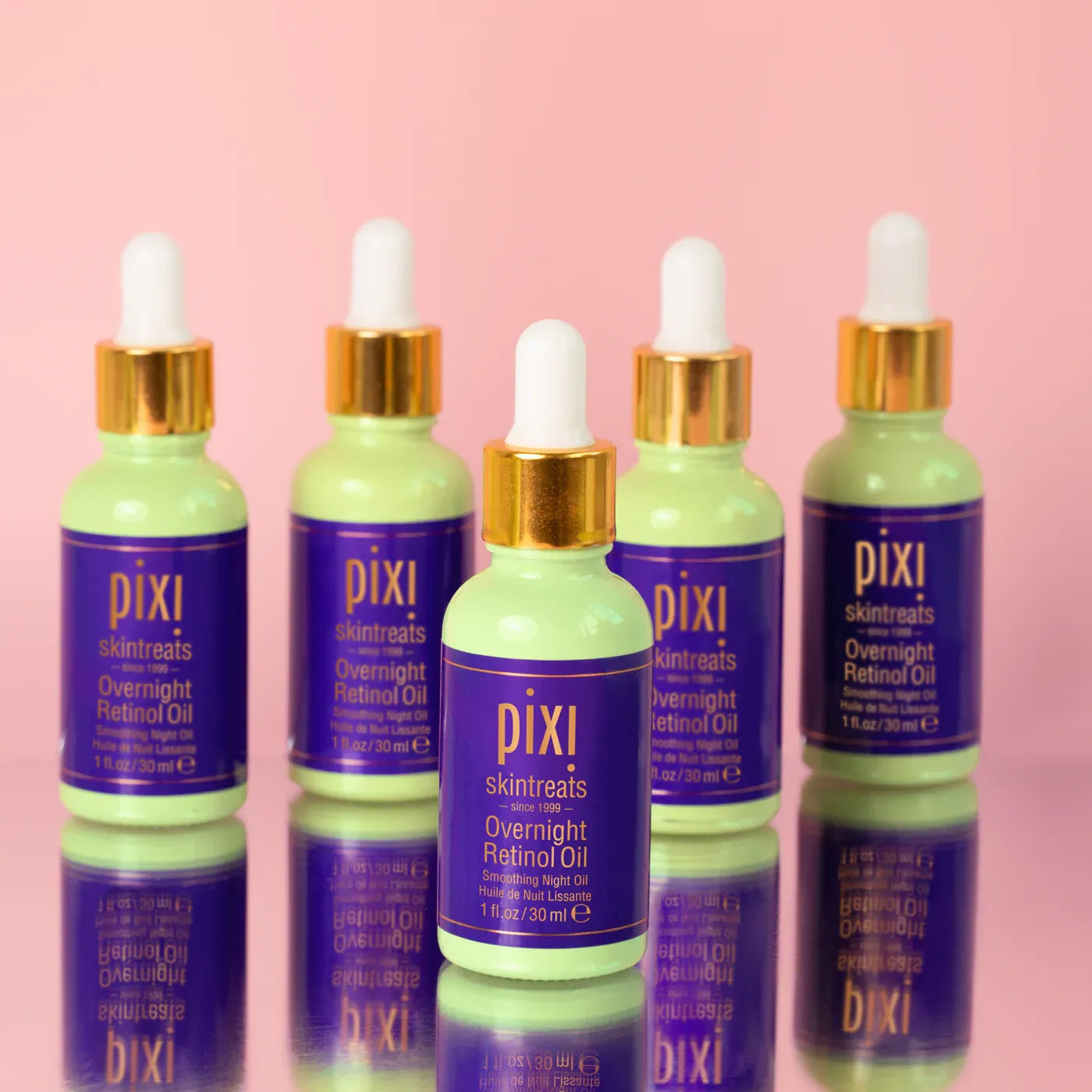 Pixi Overnight Retinol Oil 30ml Youth-Preserving Night Treatment with Peptides and Ceramides Retinol night repair oil
