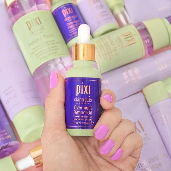 Pixi Overnight Retinol Oil 30ml Youth-Preserving Night Treatment with Peptides and Ceramides Retinol night repair oil