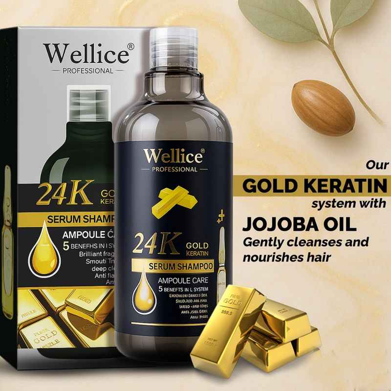 Original wellice 24k Gold Keratin Serum