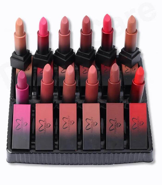 12 Pcs Huda beauty Kiss lipstick