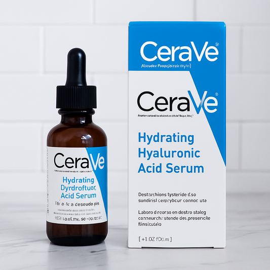 CeraVe Hydrating Hyaluronic Acid Serum 30ml – Lightweight Face Serum For Intense Hydration, Smooth Skin Texture, And Long Lasting Moisture Retention