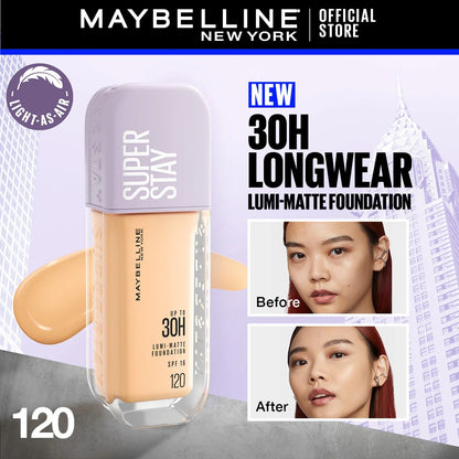 Maybelline New York Super Stay Up to 30hr Lumi Matte Foundation